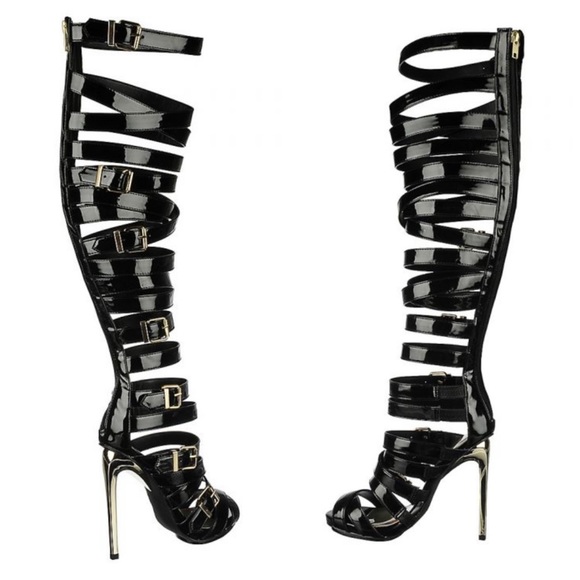 🖤 ⛓Strappy Fetish Stiletto ⛓🖤 - Picture 6 of 6